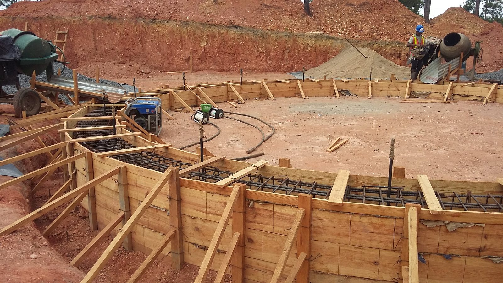 Construcción de tanque del sistema de agua potable de Waspam